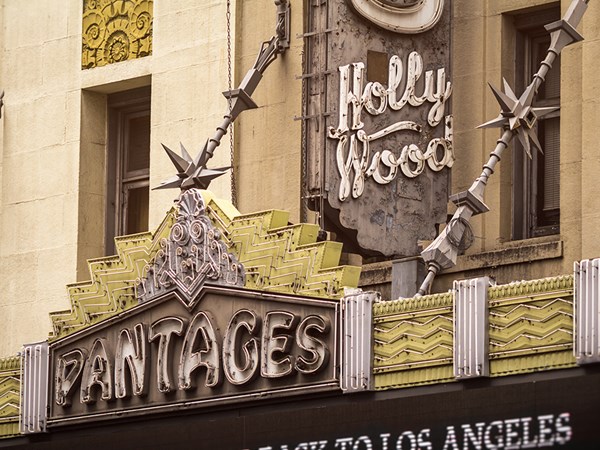 Outside of Hollywood Pantages Theatre